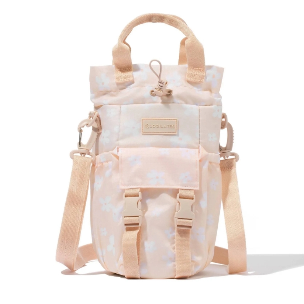 Tiktok Viral Blogilates Water Bottle Sling Bag - Peach